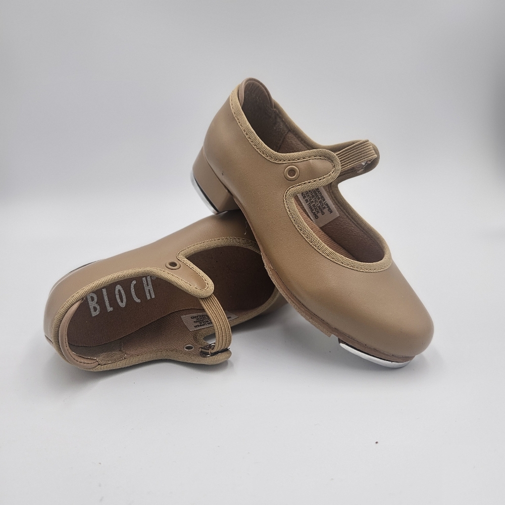 Bloch Children's Size 8.5 M Tan Tap Shoes
